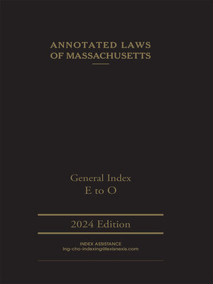 cover image of Annotated Laws of Massachusetts